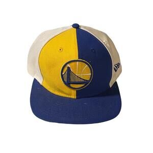 New Era 9Fifty Snapback Golden State Warriors Color Block Baseball Cap